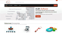 Desktop Screenshot of albasoft.com