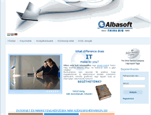Tablet Screenshot of albasoft.hu